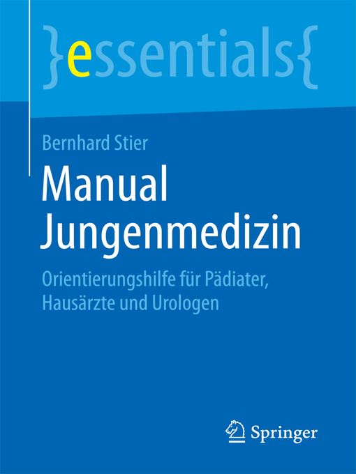 Title details for Manual Jungenmedizin by Bernhard Stier - Available